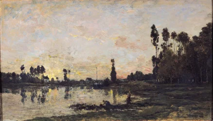 Coucher de soleil sur l